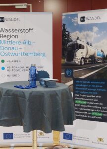 Auch wir vom Verein H2-Wandel waren dabei. Das Angebot kam gut an. Foto: H2-Wandel