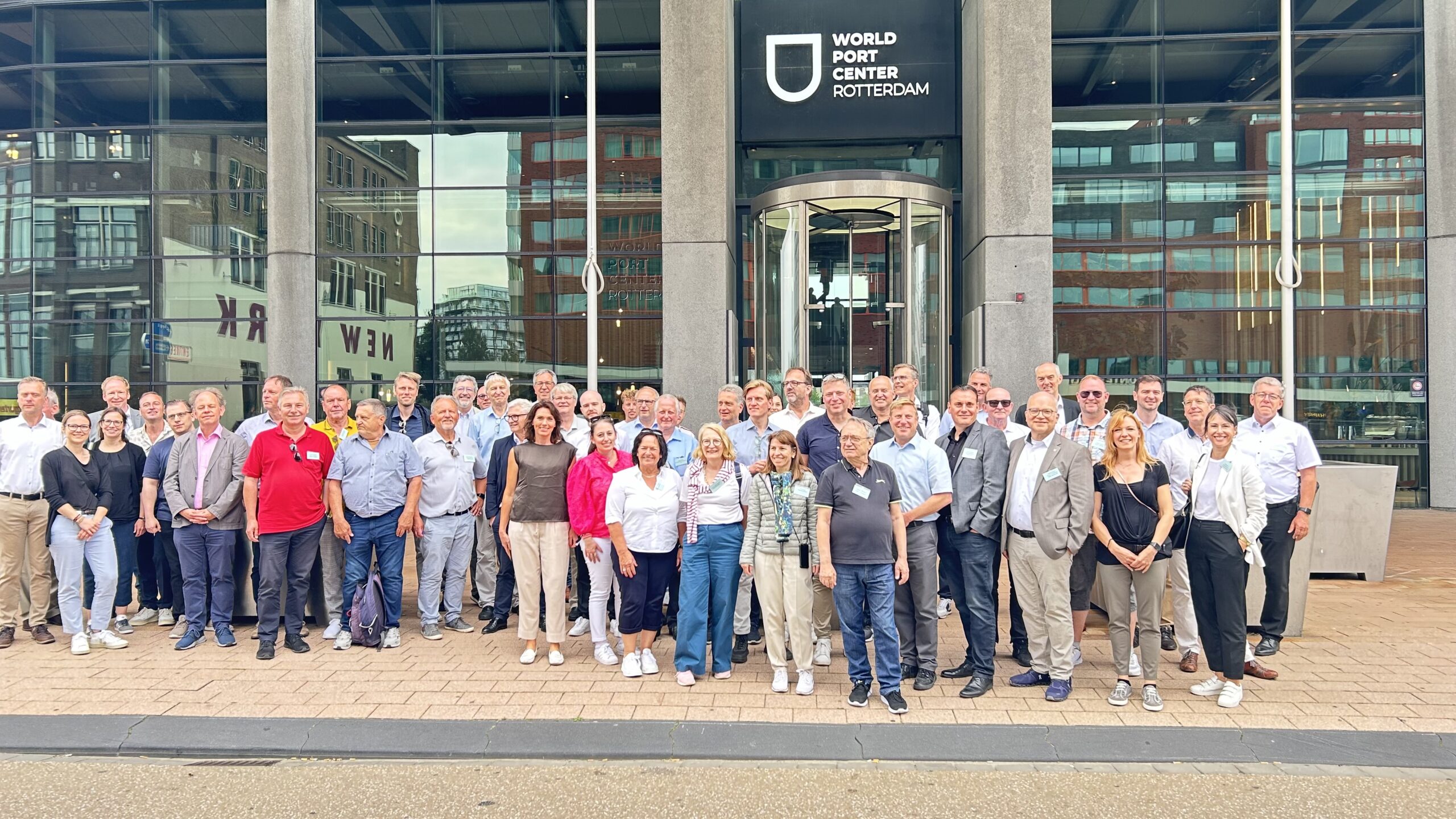 Gruppenbild der Exkursion nach Rotterdam. Foto: Blum/Regionalverband Heilbronn-Franken