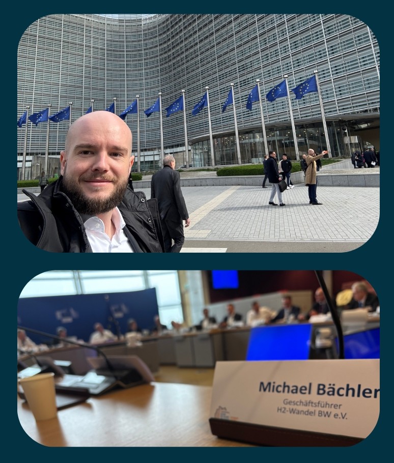 H2-Wandel als Delegationsmitglied in Brüssel Foto: Michael Bächler/H2-Wandel