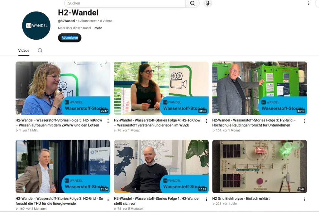 Screenshot Youtube-Kanal